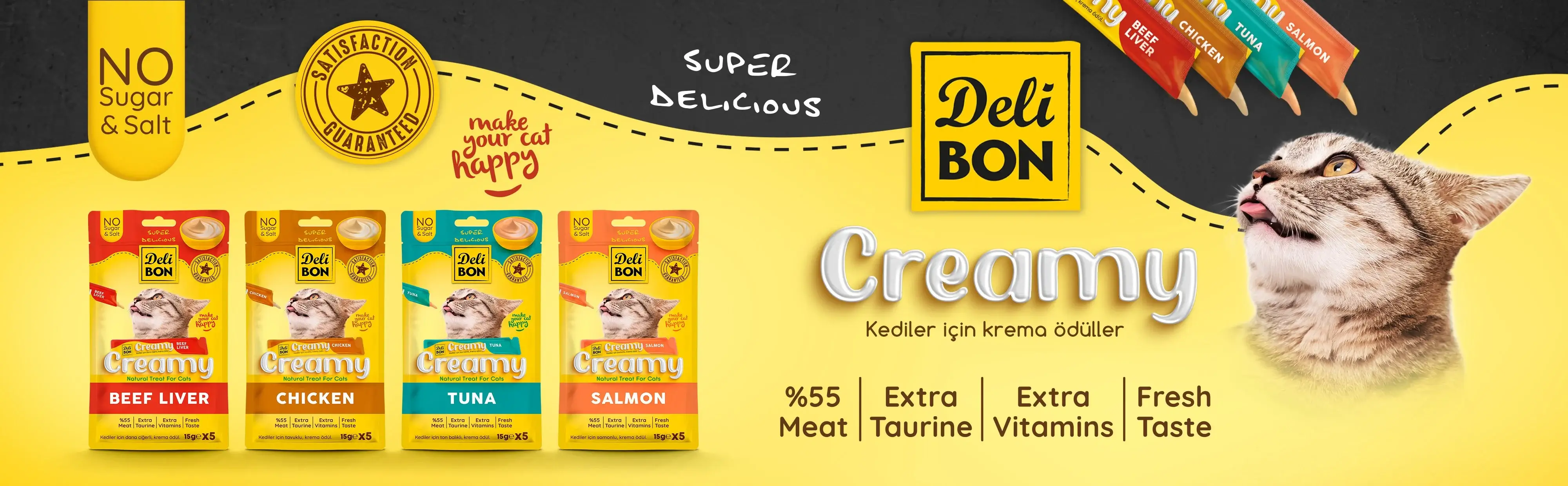 Toptan kedi ödül mamaları ve takviyeleri - Delibon kalitesiyle lezzet ve doğallık