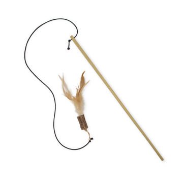 Cattie Matatabi İçerikli Kedi Oyuncağı Kütüklü Olta 50Cm