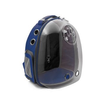 Doggie&Cattie Yeni Şeffaf Taşıma Sırt Çantası Navy Blue