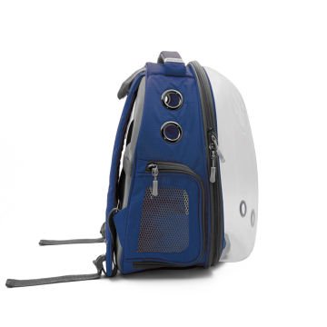 Doggie&Cattie Yeni Şeffaf Taşıma Sırt Çantası Navy Blue