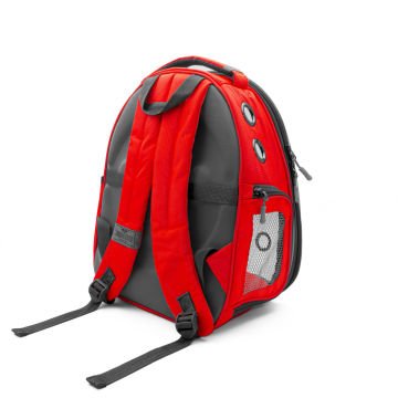 Doggie&Cattie Yeni Şeffaf Taşıma Sırt Çantası Red