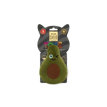 Cattie Matatabi İçerikli Kedi Oyuncağı Peluş Avokado 11Cm
