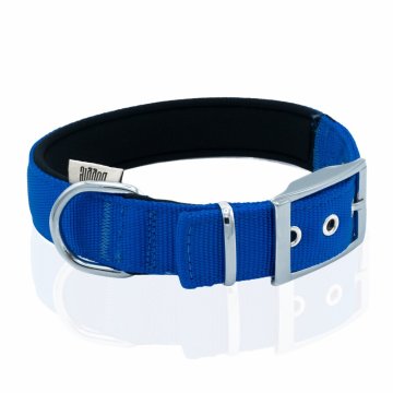 Doggie Elit Dokumadan El Yapımı Köpek Boyun Tasması 3x47-55cm - Royal Blue