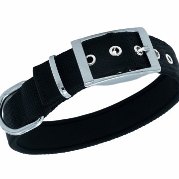 Doggie Elit Dokumadan El Yapımı Köpek Boyun Tasması 3x47-55cm - Black