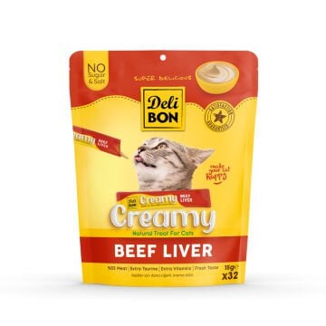 Delibon Creamy Ödül Maması Dana Ciğerli 15gr 32li Paket