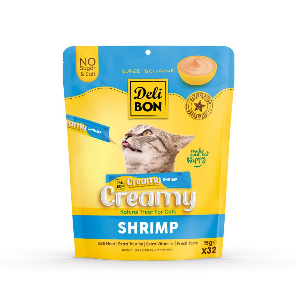 Delibon Creamy Ödül Maması Karidesli 15gr 32li Paket