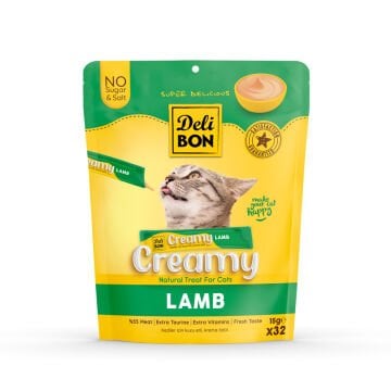 Delibon Creamy Ödül Maması Kuzulu 15gr 32li Paket