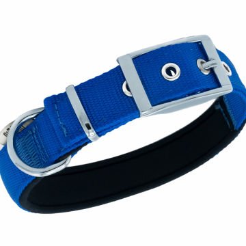 Doggie Elit Dokumadan El Yapımı Köpek Boyun Tasması 2,5x37-45cm - Royal Blue