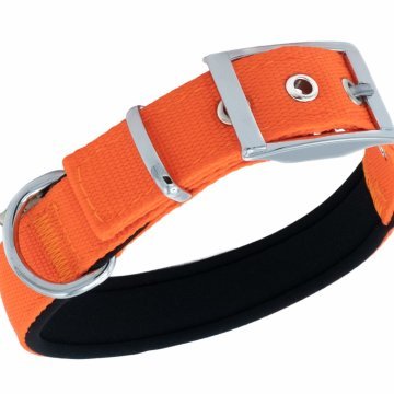 Doggie Elit Dokumadan El Yapımı Köpek Boyun Tasması 2,5x42-50cm - Orange