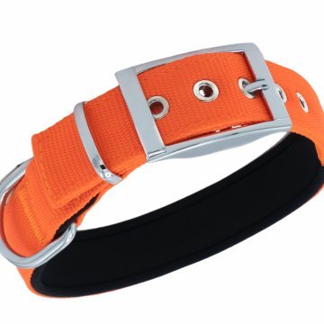 Doggie Elit Dokumadan El Yapımı Köpek Boyun Tasması 3x42-50cm - Orange