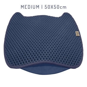 Cattie Taraklı Model Kum Toplayıcı Fonksiyonel Kedi Paspası Navy Blue - Kedi Model M Boy