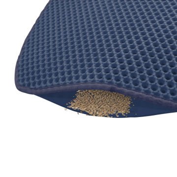 Cattie Taraklı Model Kum Toplayıcı Fonksiyonel Kedi Paspası Navy Blue - Kedi Model M Boy