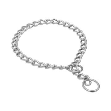 Doggie Eğitim Serisi Boğma Zincirli Köpek Boyun Tasması 3,5x55-55cm - Chrome