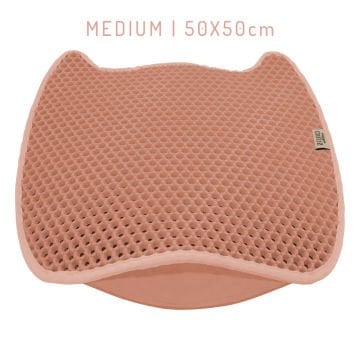 Cattie Taraklı Model Kum Toplayıcı Fonksiyonel Kedi Paspası Pink - Kedi Model M Boy