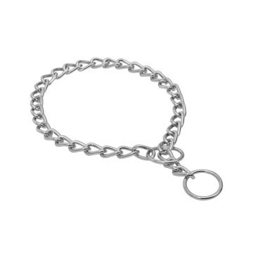 Doggie Eğitim Serisi Boğma Zincirli Köpek Boyun Tasması 3x50-50cm - Chrome