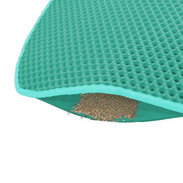 Cattie Taraklı Model Kum Toplayıcı Fonksiyonel Kedi Paspası Turquoise - Kedi Model L Boy