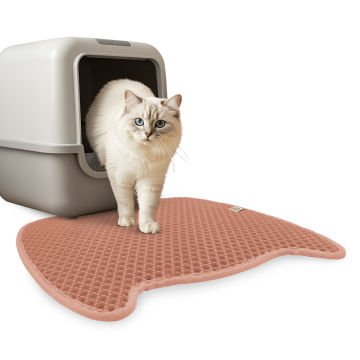 Cattie Taraklı Model Kum Toplayıcı Fonksiyonel Kedi Paspası Pink - Kedi Model L Boy