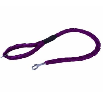 Doggie Dokumadan El Yapımı Örgülü Köpek Gezdirme Kayışı M-3x100cm - Purple