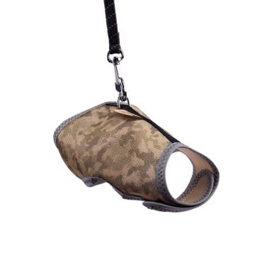 Cattie Havalı Dokumadan El Yapımı Kedi Göğüs & Gezdirme Takımı 1x20-30cm - Camo