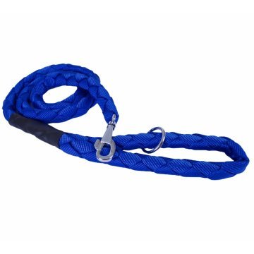 Doggie Dokumadan El Yapımı Örgülü Köpek Gezdirme Kayışı M-2,5x120cm - Royal Blue