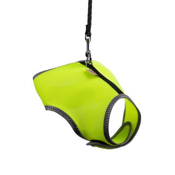 Cattie Havalı Dokumadan El Yapımı Kedi Göğüs & Gezdirme Takımı 1x25-35cm - Yellow