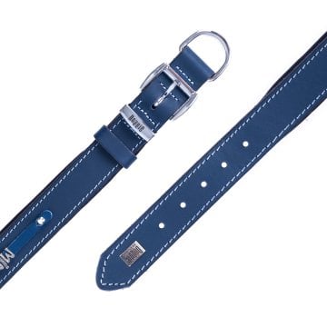 Doggie Konforlu Gerçek Deriden El Yapımı İsimlikli Köpek Boyun Tasması