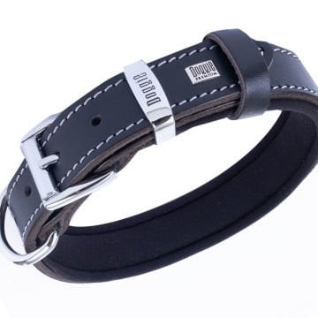 Doggie Konforlu Gerçek Deriden El Yapımı Nazar Boncuklu Köpek Boyun Tasması