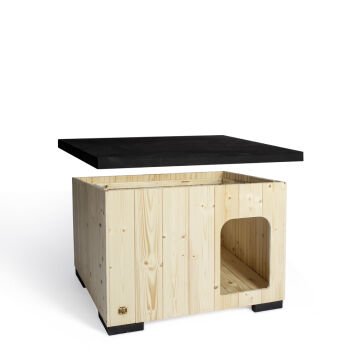 Doggie Barka Model Ahşap Köpek Kulübesi