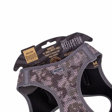 Doggie Havalı Dokumadan Reflektör Serisi El Yapımı Küçük Irk Köpek Göğüs Tasması