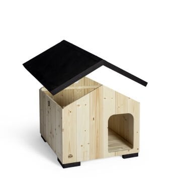 Doggie Rufu Model Ahşap Köpek Kulübesi