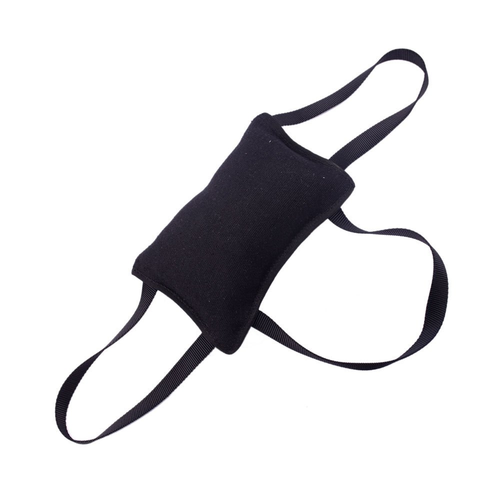 Doggie Eğitim Serisi Pamuktan El Yapımı Köpek Isırma Yastığı Black - 20x30cm