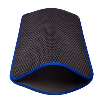 Cattie Kum Toplayıcı Fonksiyonel Kedi Paspası Altıgen Model L Boy - Blue