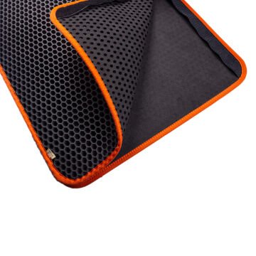 Cattie Kum Toplayıcı Fonksiyonel Kedi Paspası Altıgen Model L Boy - Orange