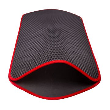 Cattie Kum Toplayıcı Fonksiyonel Kedi Paspası Altıgen Model M Boy - Red