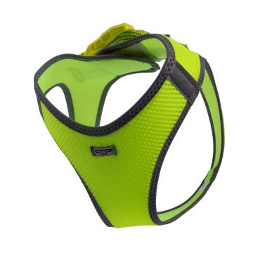 Doggie Havalı Dokumadan Reflektör Serisi El Yapımı Küçük Irk Köpek Göğüs Tasması L 42-48cm - Yellow