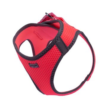 Doggie Havalı Dokumadan Reflektör Serisi El Yapımı Küçük Irk Köpek Göğüs Tasması M 38-44cm - Pink