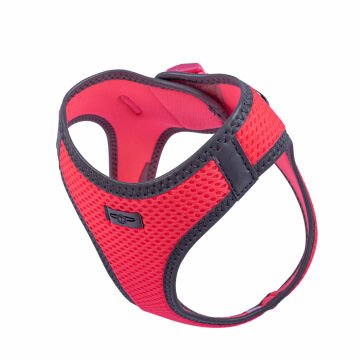Doggie Havalı Dokumadan Reflektör Serisi El Yapımı Küçük Irk Köpek Göğüs Tasması S 32-38cm - Pink