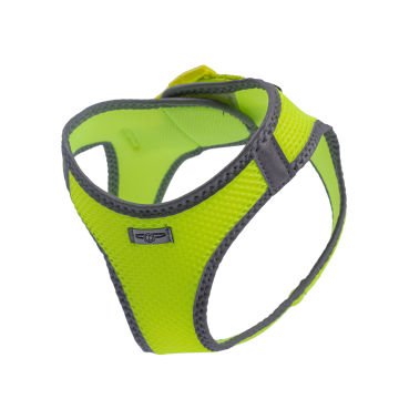 Doggie Havalı Dokumadan Reflektör Serisi El Yapımı Küçük Irk Köpek Göğüs Tasması S 32-38cm - Yellow