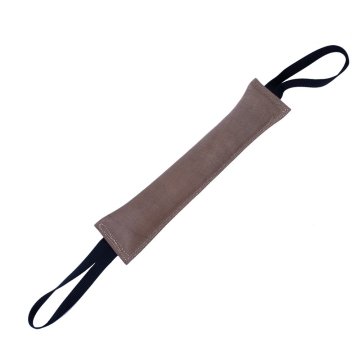 Doggie Eğitim Serisi Gerçek Süet Deriden El Yapımı Köpek Isırma Yastığı 7x40 cm - Beige