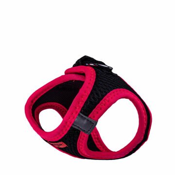 Doggie Havalı Dokumadan Neon Serisi El Yapımı Küçük Irk Köpek Göğüs Tasması 3XS 22-26cm - Pink