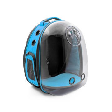 Doggie&Cattie Yeni Fileli Taşıma Sırt Çantası Blue
