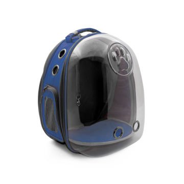 Doggie&Cattie Yeni Fileli Taşıma Sırt Çantası Navy Blue
