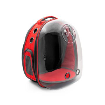 Doggie&Cattie Yeni Fileli Taşıma Sırt Çantası Red