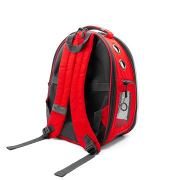 Doggie&Cattie Yeni Fileli Taşıma Sırt Çantası Red
