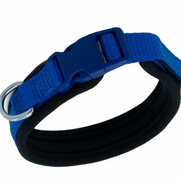 Doggie Havalı Dokumadan El Yapımı Köpek Boyun Tasması 1,5x30-40cm - Royal Blue