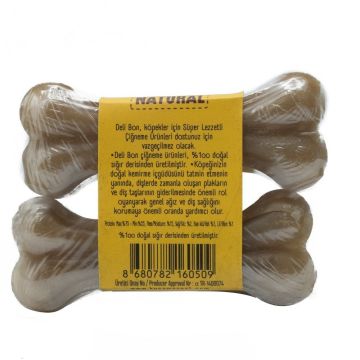 Delibon Vakumlu Kemik 7cm 2adet - Natural