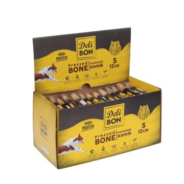 Delibon Kutulu Vakumlu Kemik 12cm 42adet - Natural