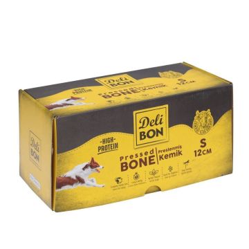 Delibon Kutulu Vakumlu Kemik 12cm 42adet - Natural