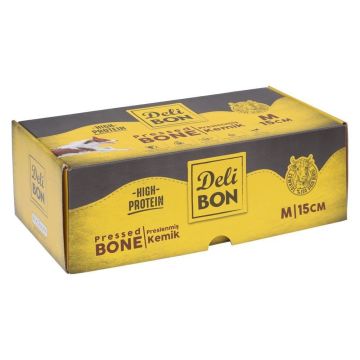 Delibon Kutulu Vakumlu Kemik 15cm 24adet - Natural