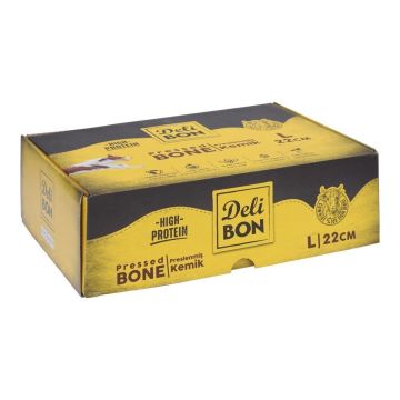 Delibon Kutulu Vakumlu Kemik 22cm 20adet - Natural